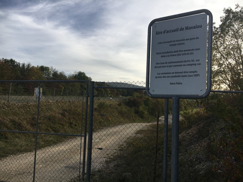 Le site de Mavalau accueille des Yéniches depuis 2014.