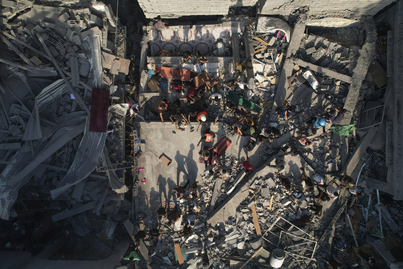 Il est quasiment impossible pour les ONG de faire parvenir de l’aide humanitaire à la population de la bande de Gaza (Photo : AP/Hatem Moussa)