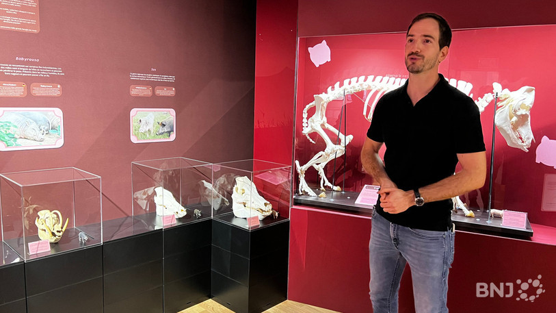 Florent Goestchi, médiateur scientifique, a contribué à l'exposition.