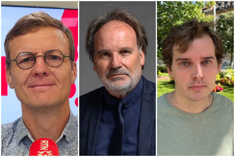 Entre les trois candidats, aucun réel débat n’a eu lieu (photo : archives). De gauche à droite : Frédéric Mairy, Jean-Luc Pieren et Thomas Wroblevski.