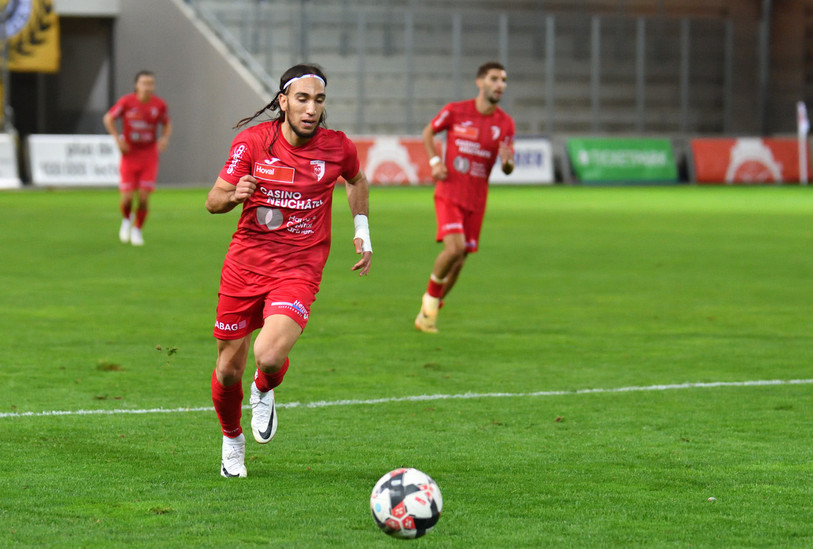 Nassim L'Ghoul a ouvert le score pour FC Bienne samedi. (photo archives: Georges Henz)