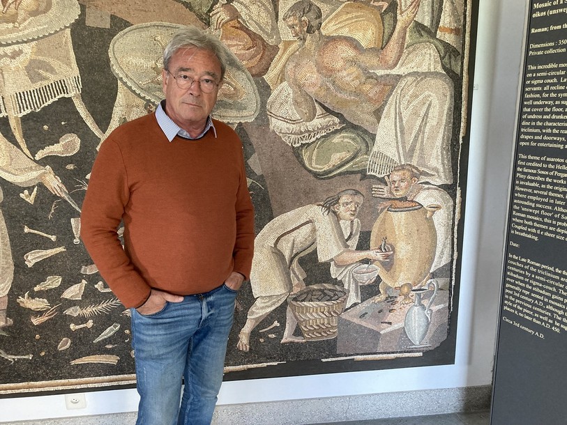 Patrice Allanfranchini, conservateur du Musée de la vigne et du vin au Château de Boudry.