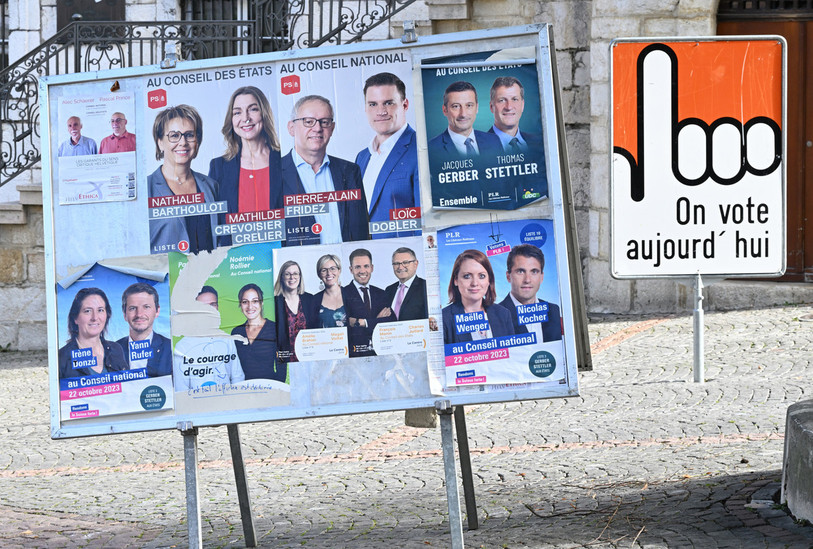 Les communes de Fontenais et d'Ederswiler sont les plus sympathisantes du PS et de l'UDC. 