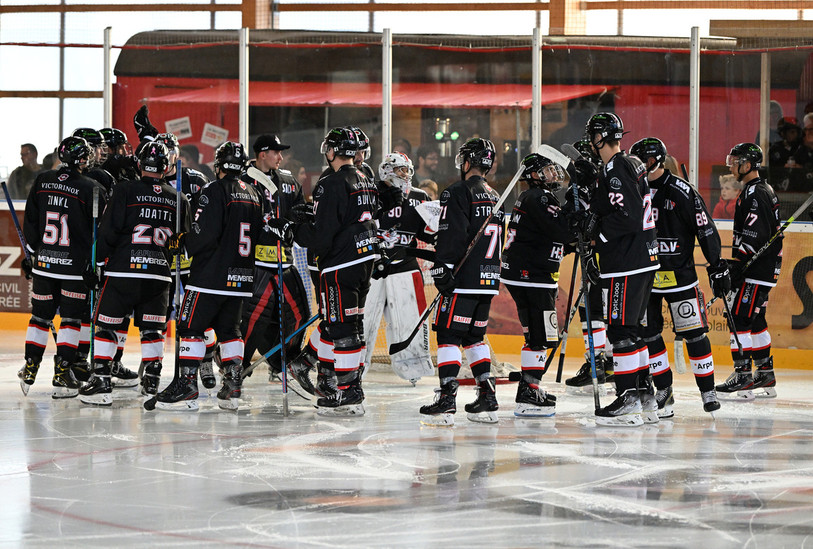 Le HC Delémont-Vallée peut fêter son maintien en 1re ligue. (photo : archives/Georges Henz).