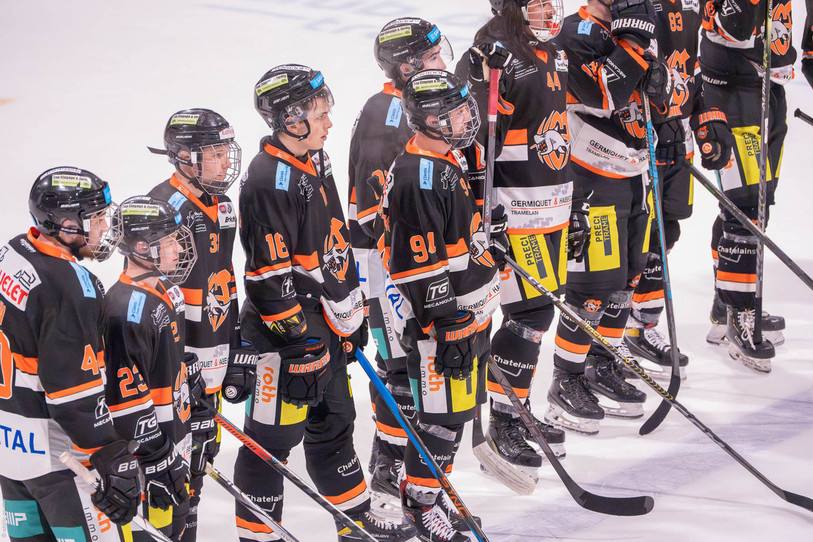Le HC Tramelan remonte à la 5e place du classement de 1re ligue de hockey sur glace (photo archive : Cédric Prudat).