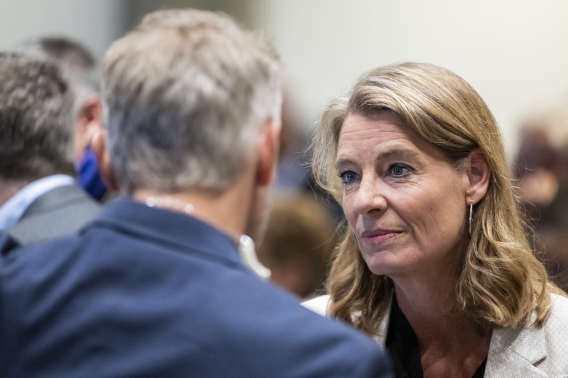 Sandra Hess devrait prendre la tête du PLR bernois. (Photo : KEYSTONE / Alessandro della Valle).