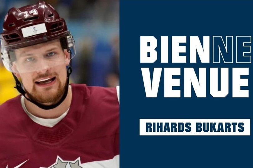 Rihards Bukarts devient le 9e étranger du HC Bienne (photo : HC Bienne).