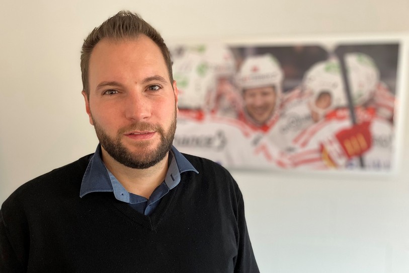 Sébastien Meyer est le directeur commercial du HC Bienne depuis 7 ans.