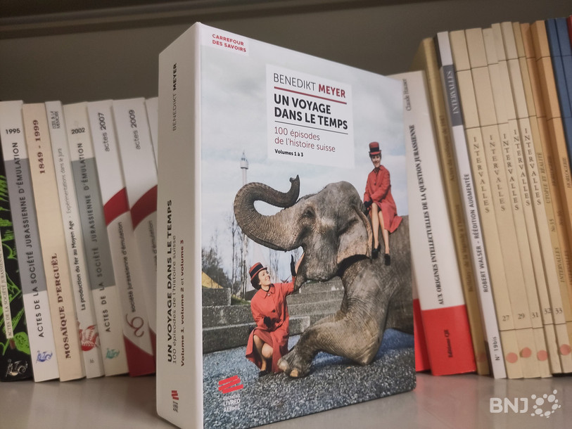 Le livre de Benedikt Meyer se présente sous la forme d'un coffret de trois volumes.