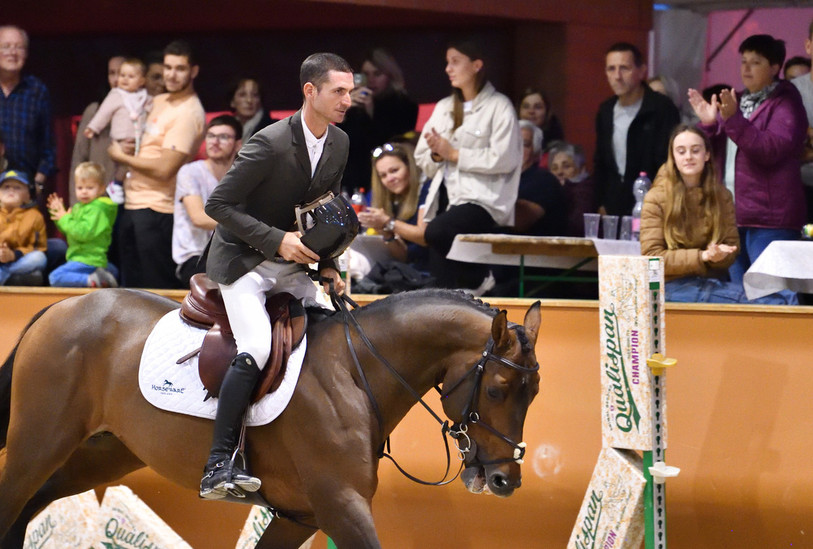 Steve Guerdat a fêté une 3e place ce dimanche lors des Challenges de Chevenez avec Easy Star de Talma (photo : Georges Henz).