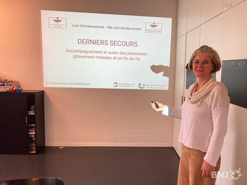 Ellen Pagnamenta, pasteure à Bienne et formatrice du cours Derniers Secours.