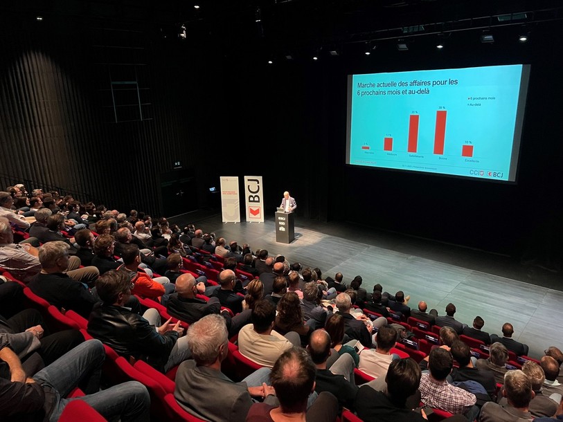 La Chambre de commerce et d’industrie du Jura a présenté son enquête conjoncturelle d’automne jeudi soir au Théâtre du Jura à Delémont.