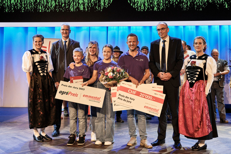 Photo prise lors de la remise du prix. (Photo : agroPrix)