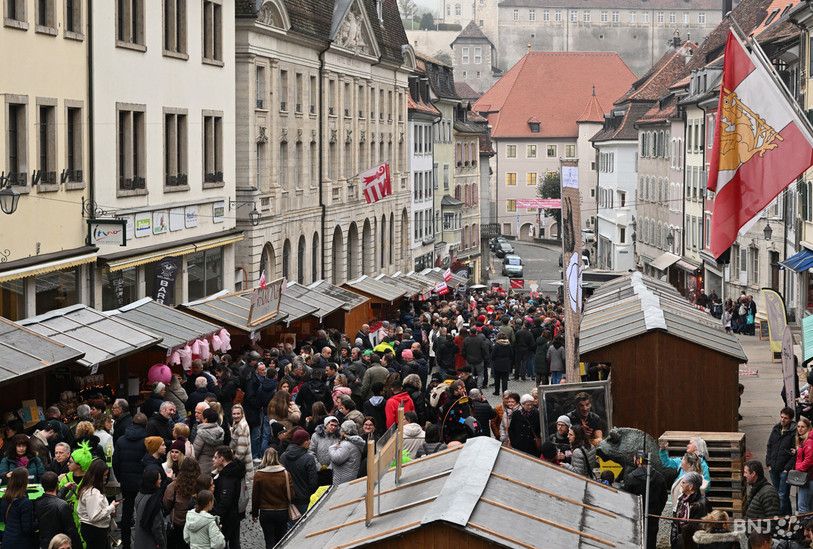 Après une année « retour d’après-Covid » en 2022, les organisateurs du Marché de St-Martin espèrent attirer 40'000 visiteurs. (Photo : Georges Henz)
