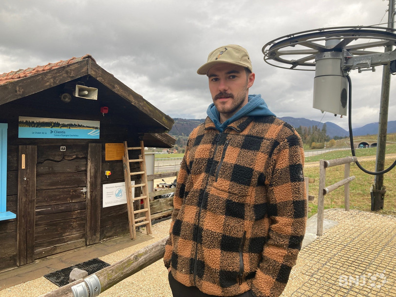 Luca Micheli, gérant du Bikepark Valbirse.