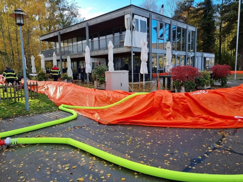 Une digue mobile est en cours de construction au Landeron.