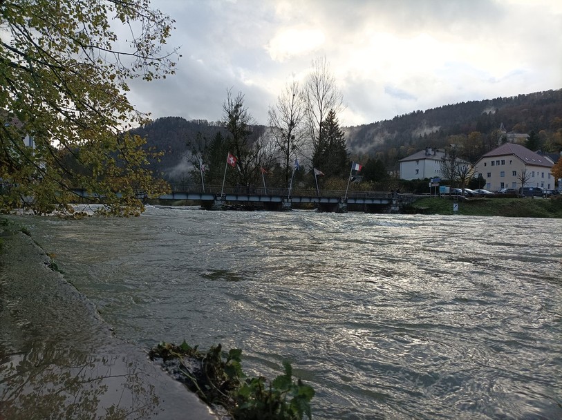 La victime a expliqué qu'elle était tombée dans le Doubs après avoir trébuché. (Photo : archives)