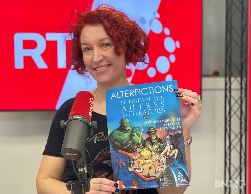 Katja Lasan, romancière et membre du comité d’organisation d'Alterfictions, était invitée dans La Matinale vendredi.