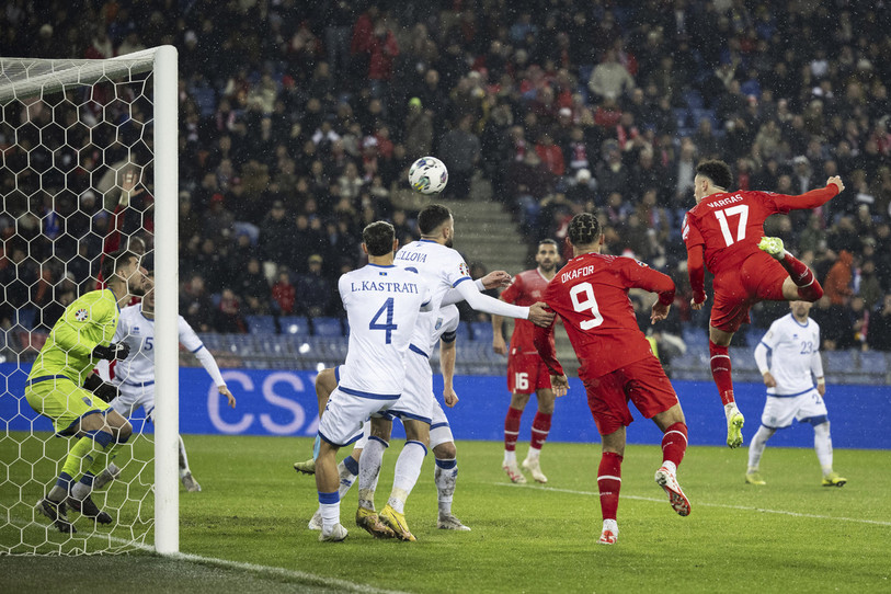 La Nati s'est qualifiée à l'Euro 2024 samedi après un match nul face au Kosovo. (Photo : KEYSTONE / AP / Ennio Leanza).