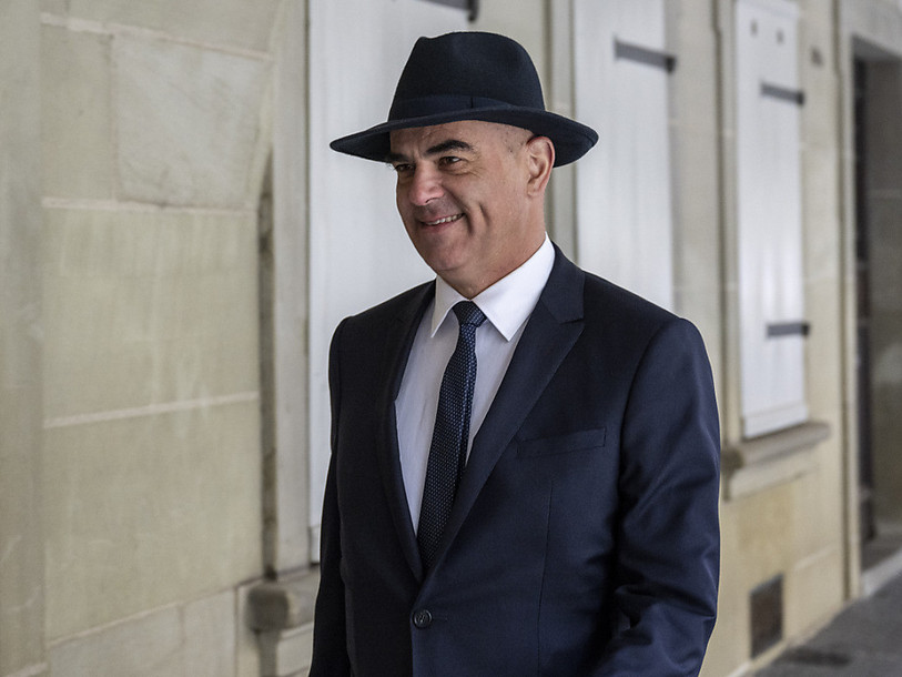 Le président de la Confédération Alain Berset. (Photo : KEYSTONE/Peter Schneider)