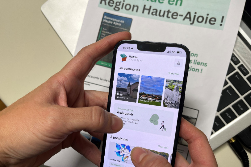 L'application « Région Haute-Ajoie » a été lancée ce mardi.