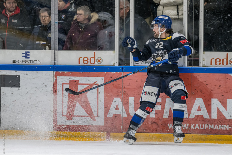 Julien Privet, auteur de deux assists dans la rencontre. (Photo : Jonathan Vallat)