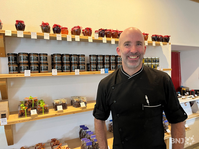 Christophe Bourquin, propriétaire de Christophe Chocolatier