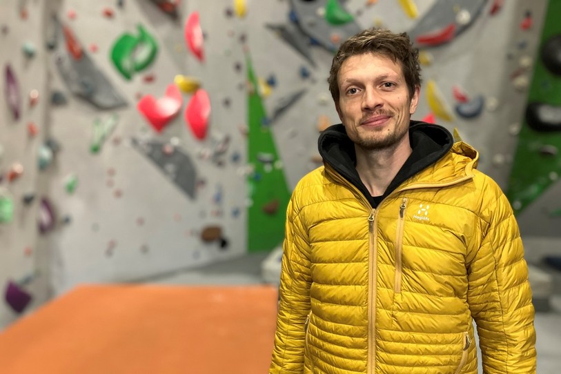 Romain Chiffelle est le responsable du contest de bloc de ce dimanche à Delémont.