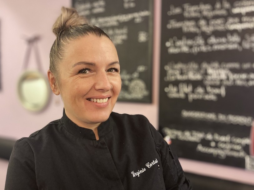 Virginie Cortat propose sa cuisine au Rég'alle à Alle.