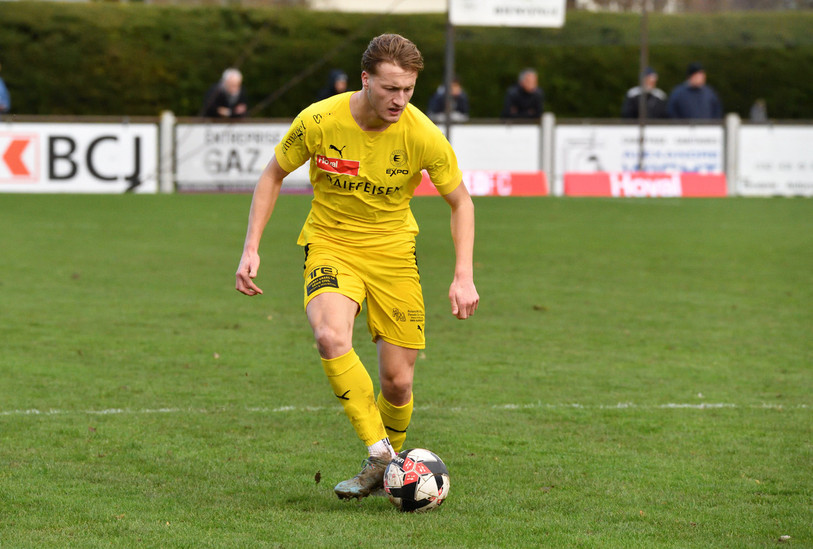 Nohan Cuenat a inscrit le 3e but du FC Bassecourt (Photo : archives Georges Henz).