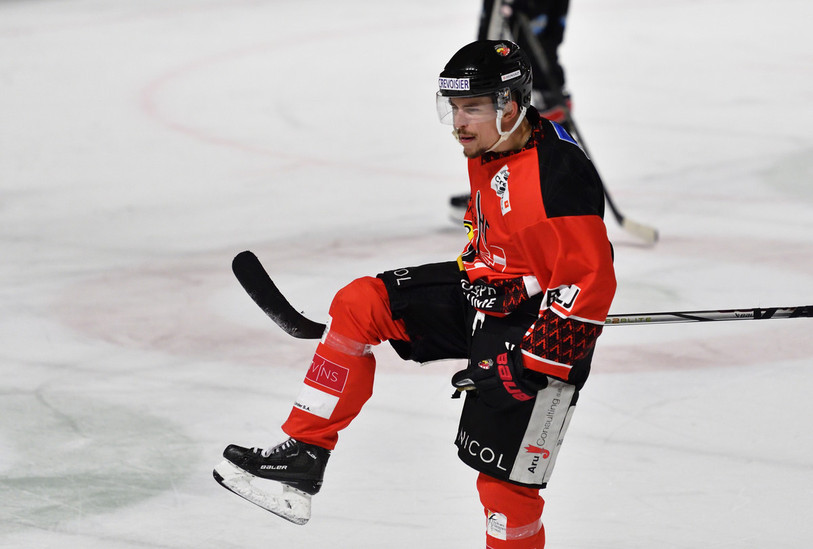 Arnaud Schnegg a montré la voie au HCFM. (photo archives : Georges Henz).
