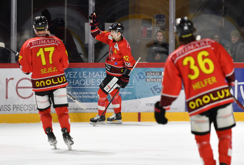 Colin Loeffel a donné un avantage de courte durée au HC Franches-Montagnes (photo archives : Georges Henz).