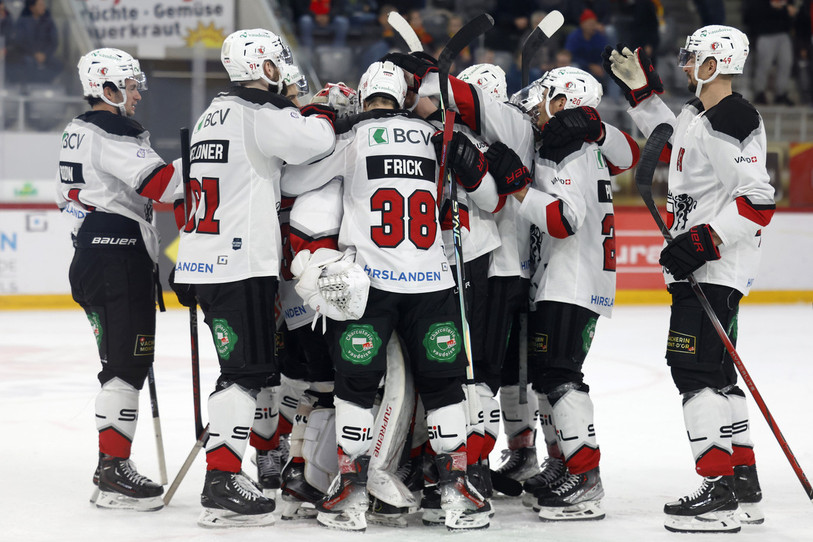 Le Lausanne HC ne pourra pas aligner Cody Almond lors de son prochain match (Photo : KEYSTONE/Peter Klaunzer).