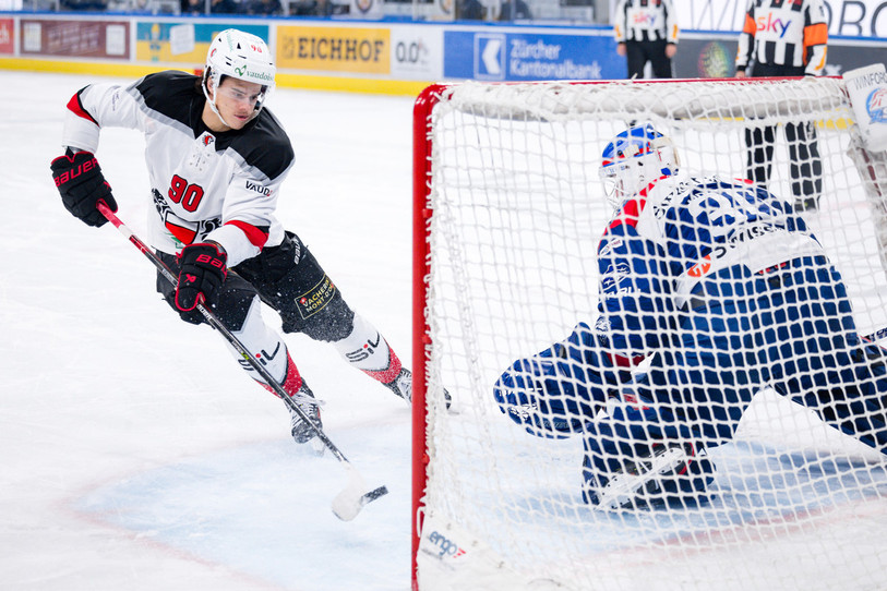 Théo Rochette a le sens du but. (Photo : Keystone/Philippe Schmidli)