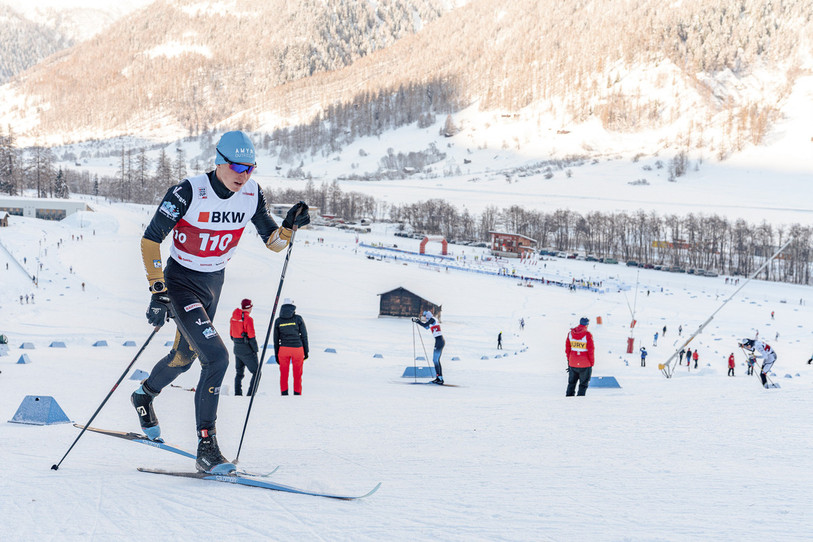 Maxime Béguin a récolté des points aussi bien en classique qu'en skating. (Photo : SC La Vue-des-Alpes)