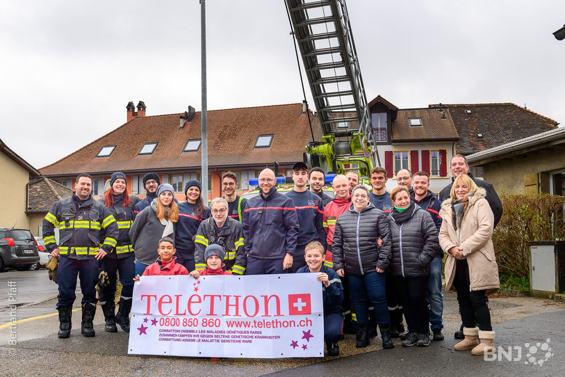 Les pompiers restent très impliqués dans le Téléthon. (Photo d'archives : Bertrand Pfaff).