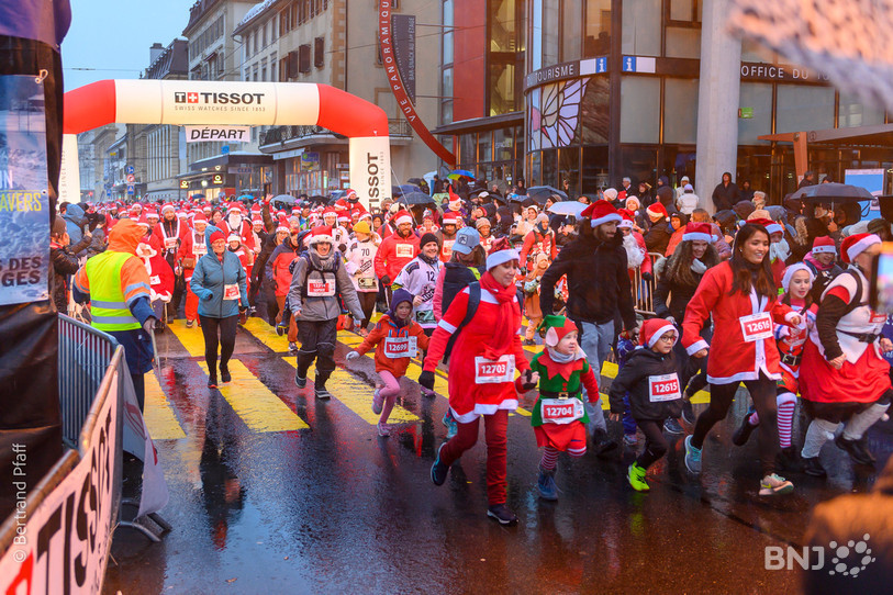 La pluie n'a pas effrayé les coureurs samedi lors de la Trotteuse-Tissot. (Photo: Bertrand Pfaff)