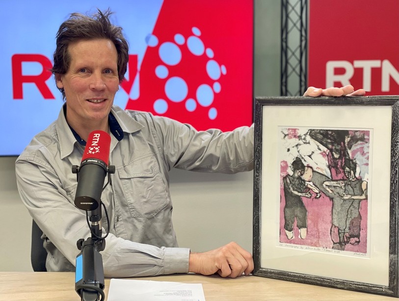 Le graphiste et scénographe Xavier Hool était invité de La Matinale ce vendredi.
