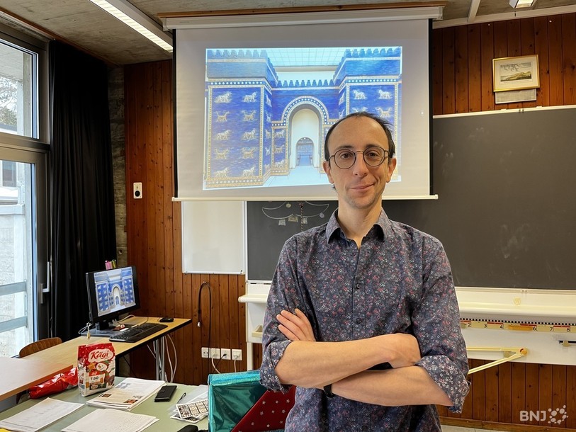 Antoine Staffelbach, professeur de LCA au collège de Longueville à Colombier.