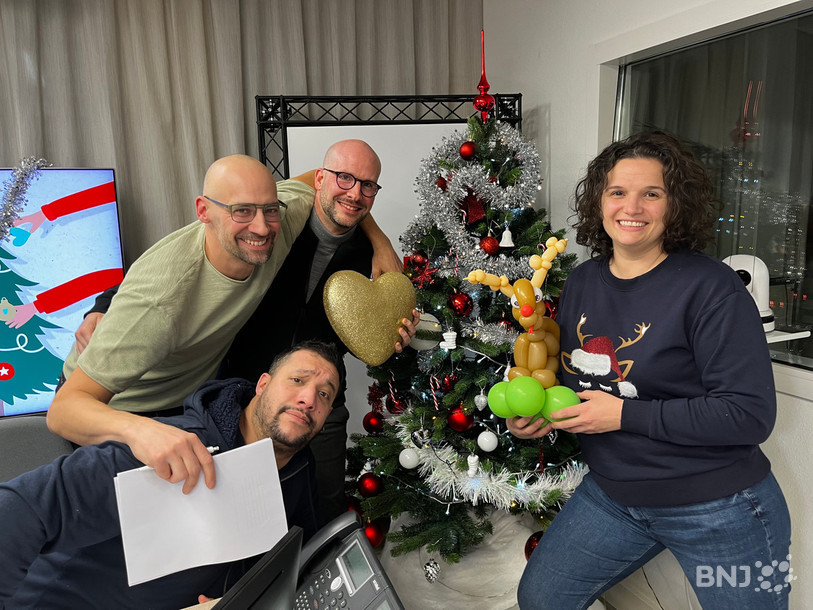 Toute l'équipe de RTN s'est mobilisée pendant douze heures ce jeudi pour l'action Sapin solidaire.