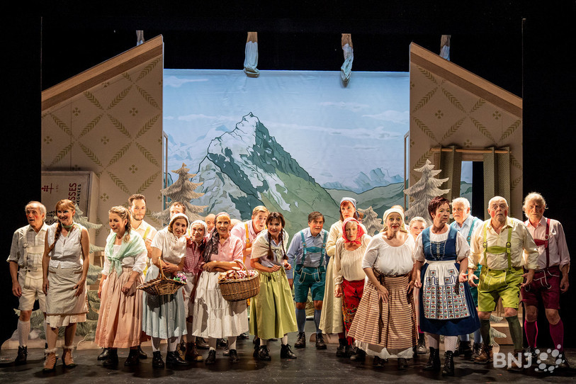 La double soirée inédite « Le Chalet Suisse » réunit pour la première fois « Le Chalet » d’Adolphe Adam et « Betly » de Gaetano Donizetti ; deux opéras inspirés du Singspiel « Jery und Bätely » de Goethe. (photo : TOBS)