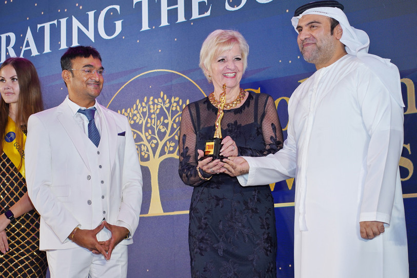 Marlise Kölliker est à la tête de Marlise K Nail Products & Academy AG, une entreprise de produits ongulaires, installée depuis 35 ans à Bienne. (Crédit: Dubai Award 2023)