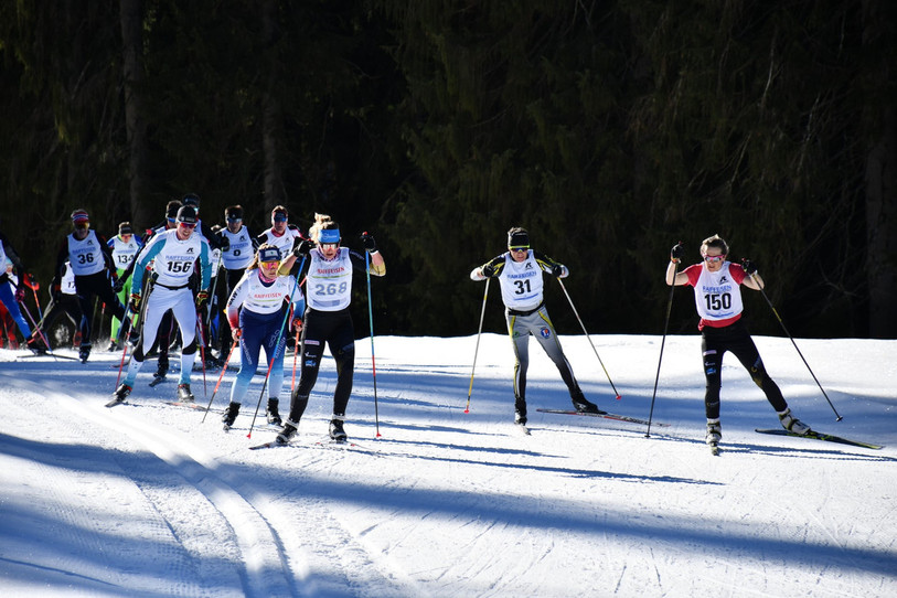 Les amateurs de ski de fond ont rendez-vous ce dimanche aux Breuleux. (Photo : Matthias Vauthier)