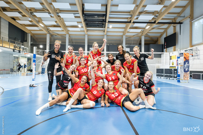 Intouchable en Ligue B, le Volleyball Franches-Montagnes compte bien accrocher une première équipe de Ligue A à son tableau de chasse (photo : Jonathan Vallat).