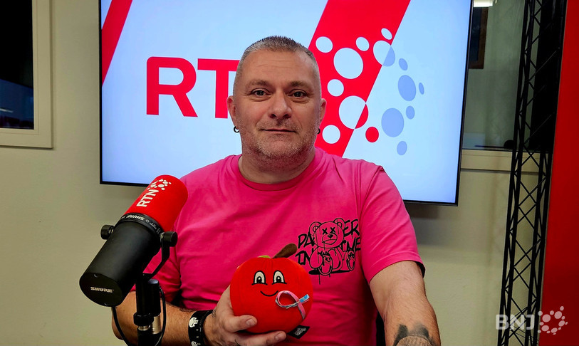 Sébastien Noël, fondateur de l’Association Pomme d’Amour dans la Matinale.