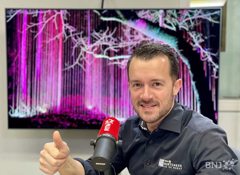 Stéphane Moret, directeur de Morat Tourisme et membre du comité d'organisation du Festival des lumières, était l'invité de La Matinale mardi.