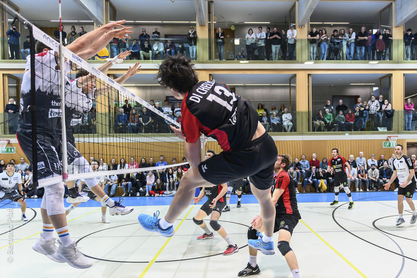 Colombier Volley n'a rien pu faire face à Schönenwerd. (Photo archives: Bertrand Pfaff)