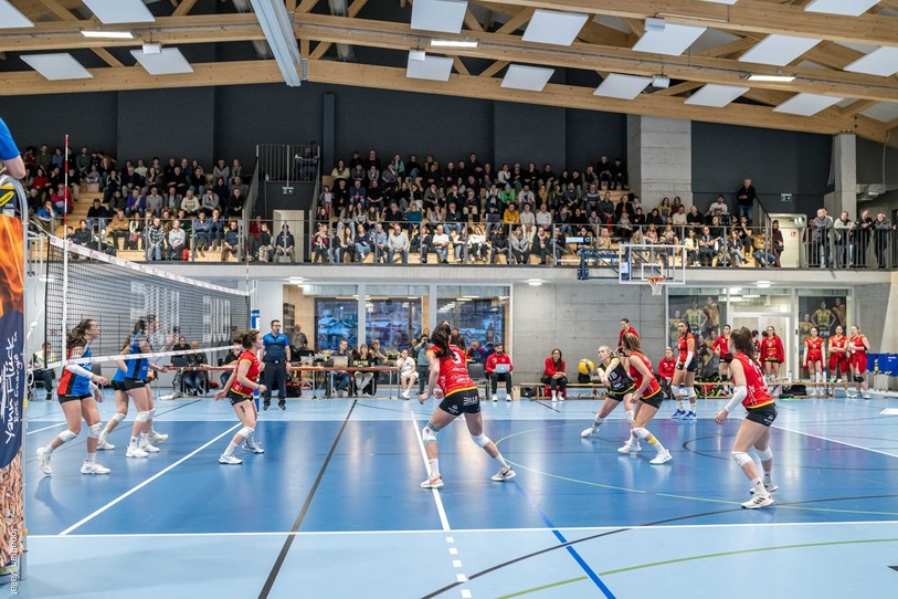 Le Volleyball Franches-Montagnes fait chauffer le stylo. (photo archives : Jonathan Vallat).