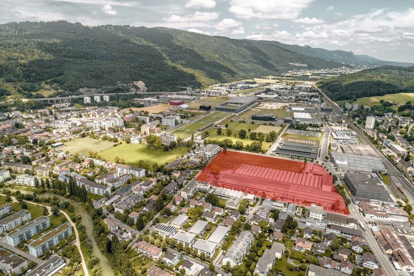 Le nouveau quartier doit voir le jour sur le secteur « rue Jakob sud ». (Photo : Ville de Bienne)