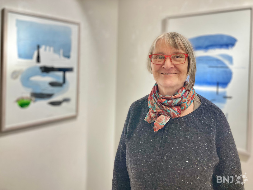 Sylvie Aubry expose ses dernières peintures à Saignelégier.